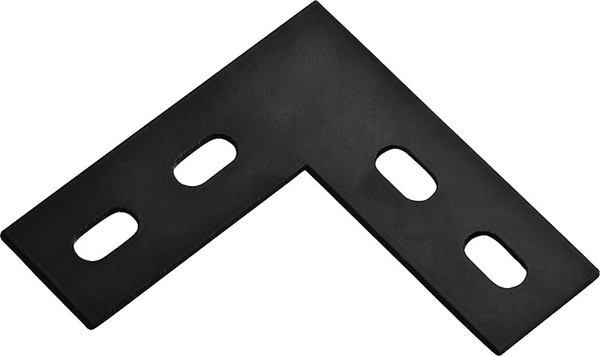 National Hardware 1175BC Series N351-504 Corner Brace, 4-1/2 in L, 1-1/2 in W, 4-1/2 in H, Steel, Powder-Coated [SKU: ORG0103762]