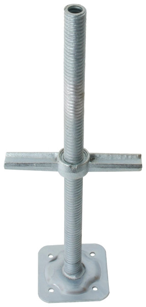 METALTECH M-MBSJP24H Leveling Jack, Steel, Galvanized [SKU: ORG1636158]