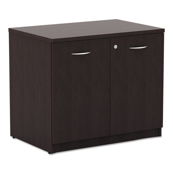 Alera Valencia Series Storage Cabinet, 34.13w x 22.78d x 29.5h, Espresso [SKU: ALEVA613622ES]