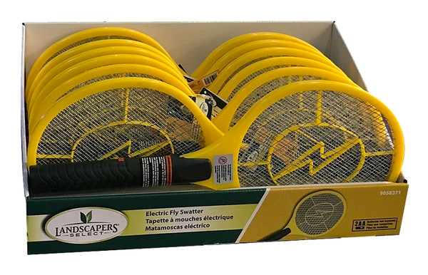 Landscapers Select DM-A009 Electric Swatter Fly, 8-1/2 in L Mesh, 7-1/2 in W Mesh, Metal Mesh, Plastic Handle [SKU: ORG9058371]