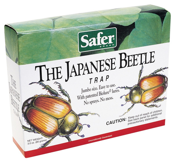 Safer 70102 Japanese Beetle Trap, Solid, Fruity Box [SKU: ORG3992716]