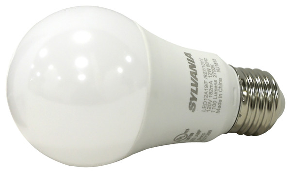 Sylvania 78097 LED Bulb, General Purpose, A19 Lamp, 75 W Equivalent, E26 Lamp Base, Frosted, Warm White Light [SKU: ORG0015529]