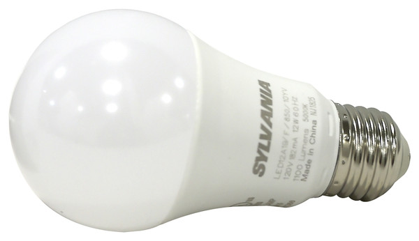 Sylvania 78100 LED Bulb, General Purpose, A19 Lamp, 75 W Equivalent, E26 Lamp Base, Frosted, Daylight Light [SKU: ORG0015537]