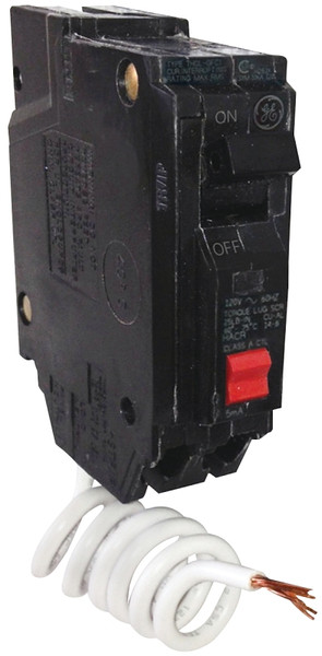 GE Industrial Solutions THQL1120GFTP Feeder Circuit Breaker, Thermal Magnetic, 20 A, 1 -Pole, 120 V, Plug Mounting [SKU: ORG7111586]
