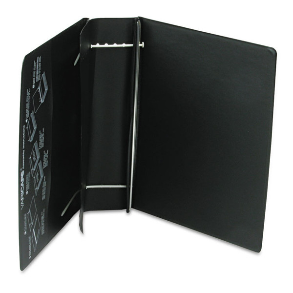 VariCap Expandable Binder, 2 Posts, 6" Capacity, 11 x 8.5, Black [SKU: LEO61601]