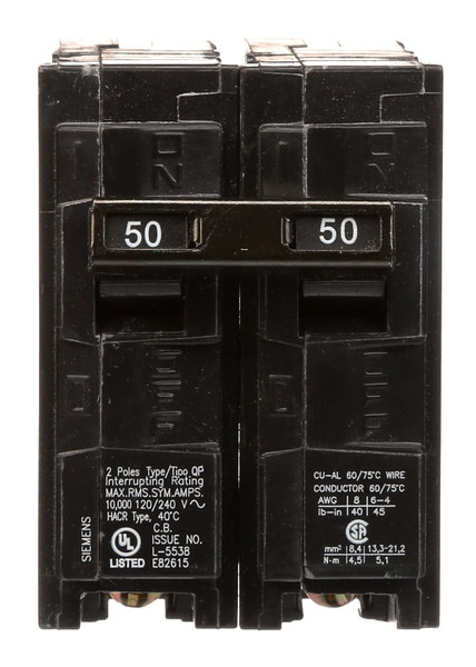 CRCUIT BREAKER QP 2P 2IN 50AMP [SKU: ORG6943120]
