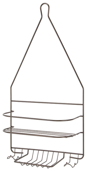 Simple Spaces SS-SC-25-VB Shower Caddy, 2-Shelf, Steel, 10 in OAW, 19 in OAH, 4-1/4 in OAD, 10 lb [SKU: ORG0582486]