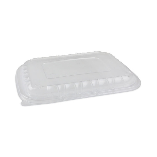 EarthChoice Entree2Go Takeout Container Vented Lid, 11.75 x 8.75 x 0.98, Clear, Plastic, 200/Carton [SKU: PCTYCNV12X9PPDL]