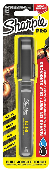Sharpie 2018321 Permanent Marker, Chisel Lead/Tip, Black Lead/Tip [SKU: ORG7161342]