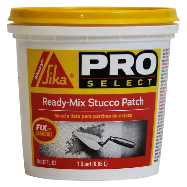 Sikacryl 503333 Stucco Patch, Off-White, 1 qt Container [SKU: ORG1214261]