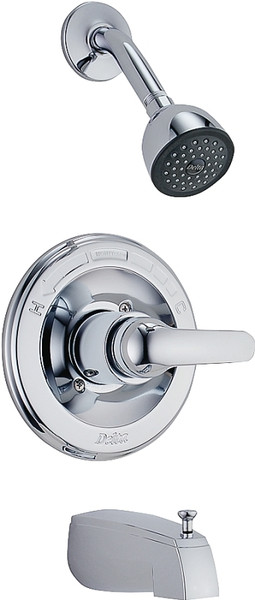 DELTA 1343 Tub and Shower, Brass, Chrome Plated [SKU: ORG5544366]