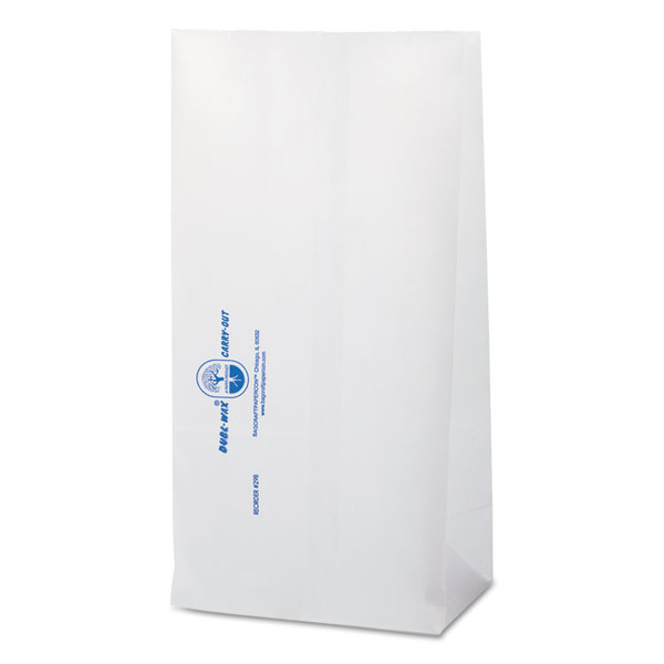 Dubl Wax SOS Bakery Bags, 6.13" x 12.38", White, 1,000/Carton [SKU: BGC300298]