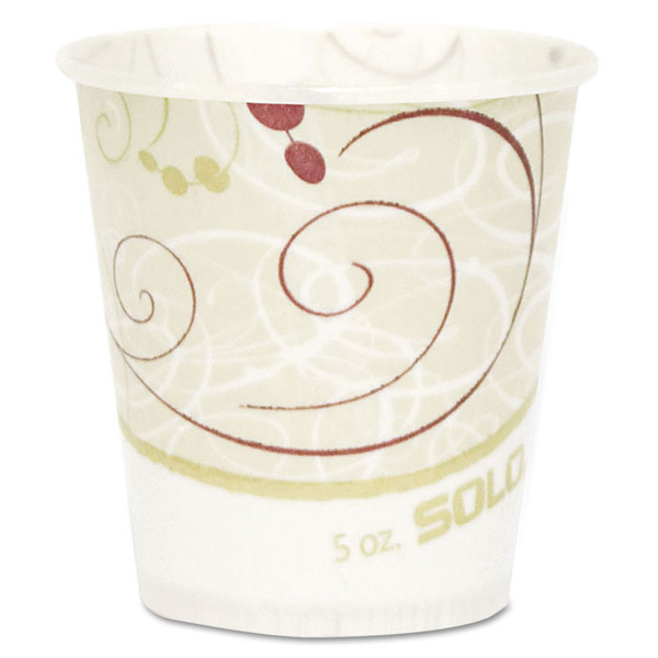 Symphony Design Paper Water Cups, 5 oz, 100/Bag, 30 Bags/Carton [SKU: SCCR53SYMCT]