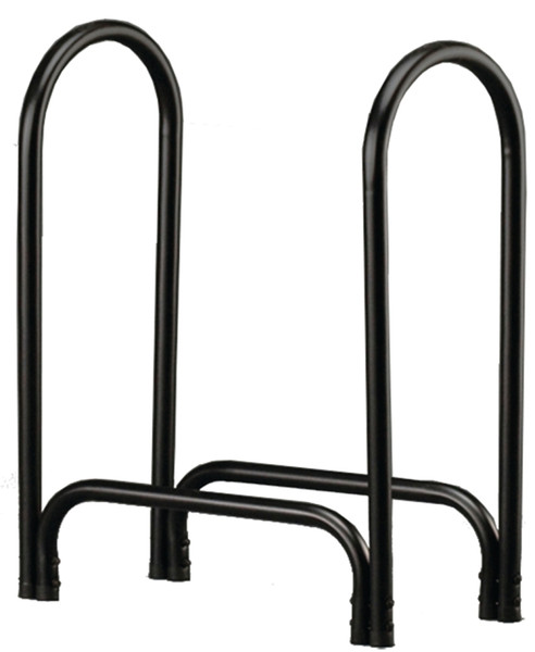 SHELTER SLRS Small Log Rack, 12 in W, 28 in D, 33 in H, Steel Base, Powder-Coated, Black [SKU: ORG4030516]