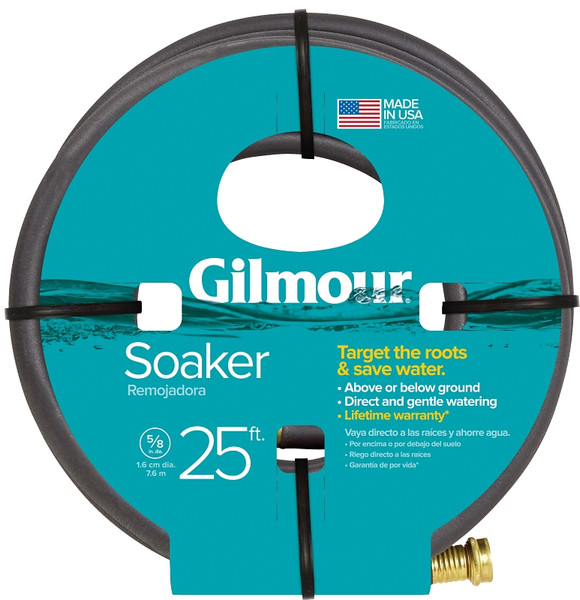 Gilmour 827251-1001 Soaker Hose, 25 ft L, Vinyl [SKU: ORG2797124]