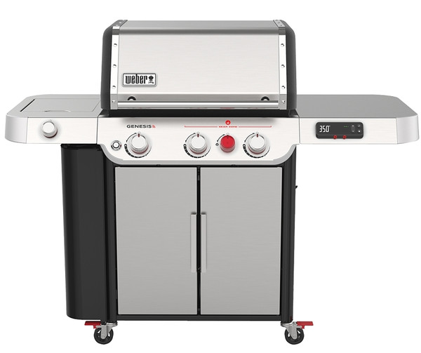Weber GENESIS SX-335 Series 35600001 Smart Gas Grill, 39,000 Btu, Liquid Propane, 3-Burner, Smoker Included: No [SKU: ORG1609148]