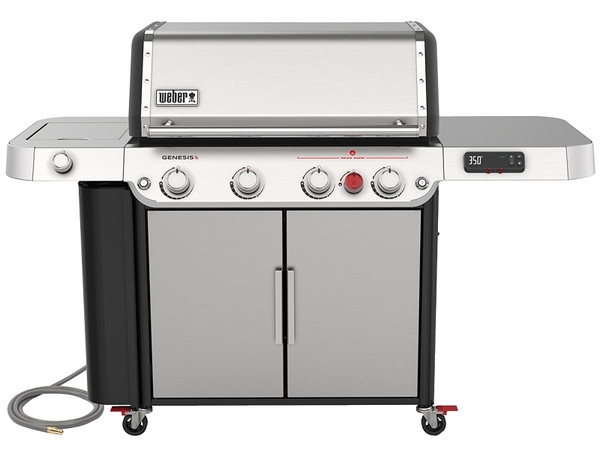 Weber GENESIS SPX-435 Series 38800001 Smart Gas Grill, 42,000 Btu, Natural Gas, 3-Burner, Enclosed Cabinet Storage [SKU: ORG1609098]