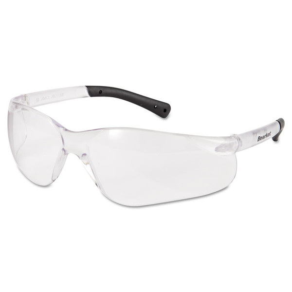 BearKat Safety Glasses, Frost Frame, Clear Lens, 12/Box [SKU: CRWBK110AFBX]