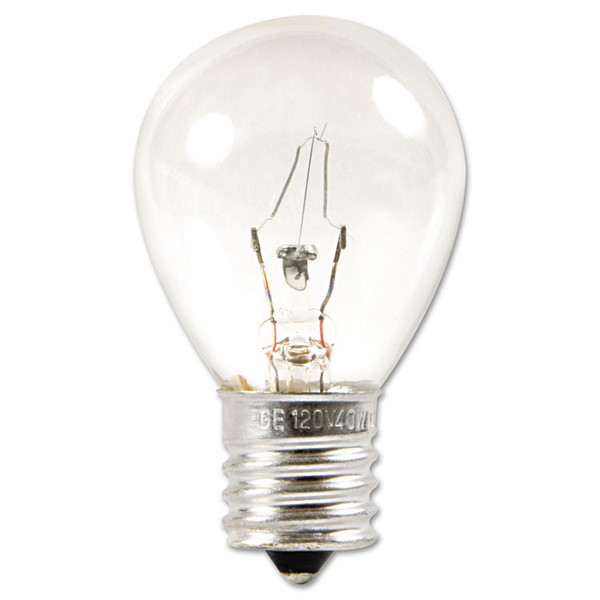 Incandescent S11 Appliance Light Bulb, 40 W, Clear [SKU: GEL35156]