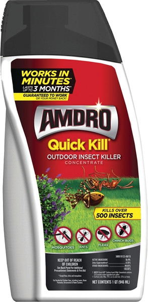 Amdro QUICK KILL 100522992 Outdoor Insect Killer, Liquid, Spray Application, 32 oz [SKU: ORG7580004]