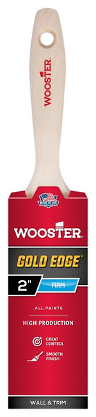 WOOSTER 5232-2 Paint Brush, 2 in W, 2-11/16 in L Bristle, Polyester Bristle, Flat Sash Handle [SKU: ORG9533290]