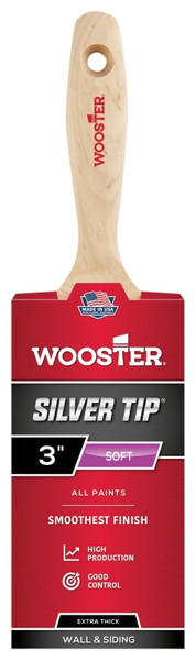 WOOSTER 5223-3 Paint Brush, 3 in W, 3-3/16 in L Bristle, Polyester Bristle, Wall Handle [SKU: ORG1377803]