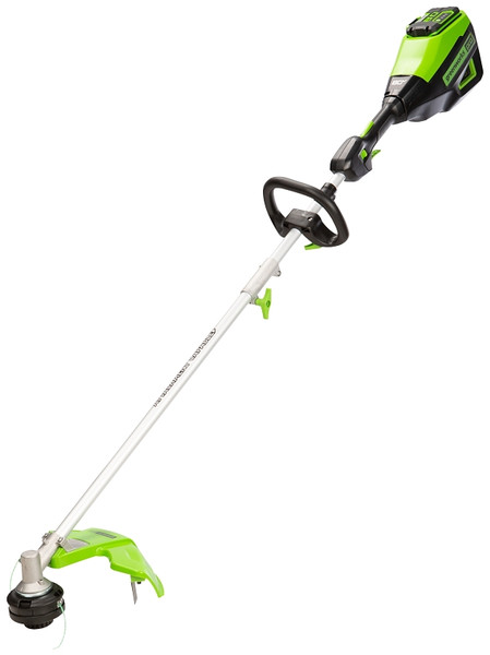 Greenworks 2123802 Brushless String Trimmer, Battery Included, 2.5 Ah, 80 V, Lithium-Ion, 0.095 in Dia Line [SKU: ORG8198848]
