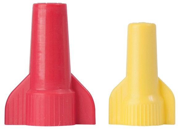 GB WingGard 16-8486M Ultra-Wire Connector, 22 to 6 AWG Wire, Thermoplastic Housing Material, Red/Yellow [SKU: ORG7058142]