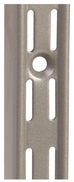 Knape & Vogt 82 TI 16.5 Shelf Standard, 450 lb, 14 ga Thick Material, 1-1/16 in W, 16-1/2 in H, Steel, Titanium [SKU: ORG7193071]