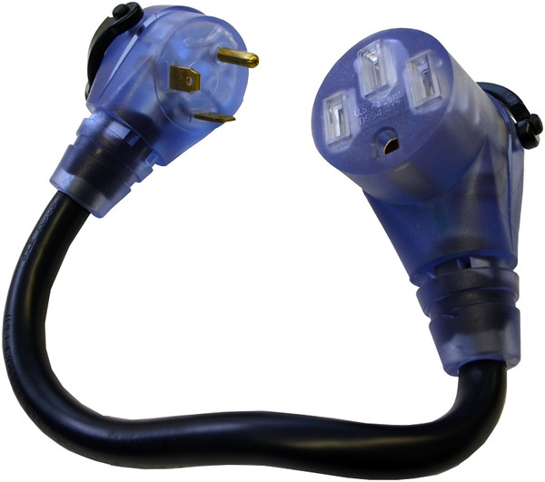 US Hardware RV-346B Adapter, 50 A Female, 30 A Male, 120 V, Female, Male, 10 AWG Cable [SKU: ORG6446736]