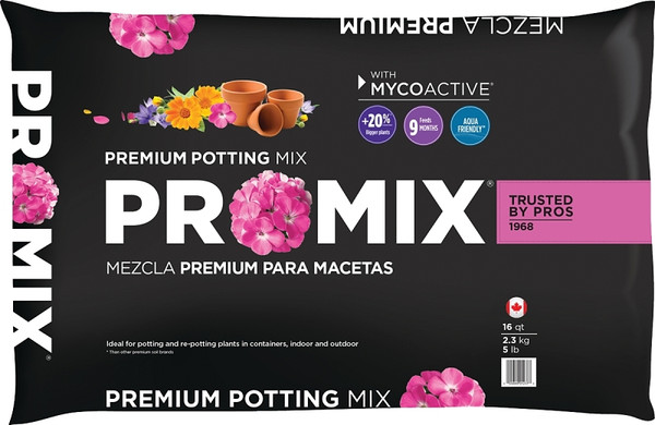 PRO-MIX 1016010RGCE Potting Mix, 16 qt Bag [SKU: ORG5174438]