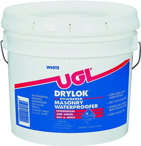 UGL 00542 Powder Waterproofer, White, Powder, 35 lb Pail [SKU: ORG8015687]