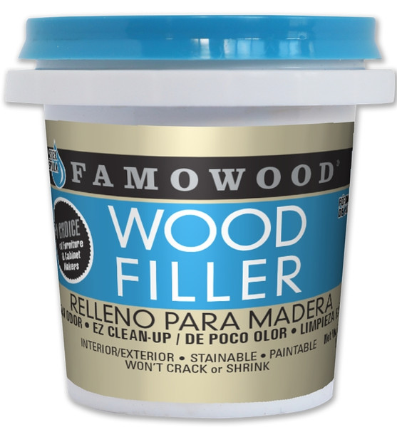 ECLECTIC Famowood 40042144 Wood Filler, Paste, White, 0.25 pt [SKU: ORG7457690]