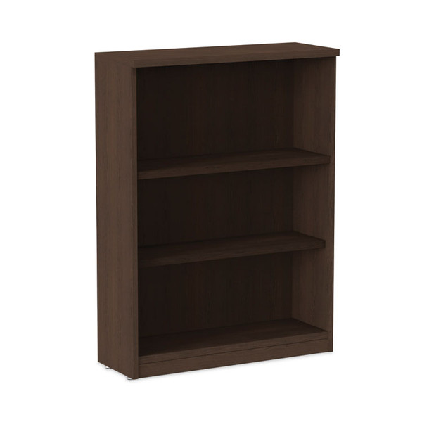 Alera Valencia Series Bookcase, Three-Shelf, 31.75w x 14d x 39.38h, Espresso [SKU: ALEVA634432ES]