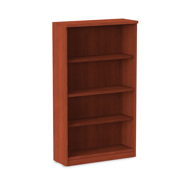 Alera Valencia Series Bookcase, Four-Shelf, 31.75w x 14d x 54.88h, Medium Cherry [SKU: ALEVA635632MC]