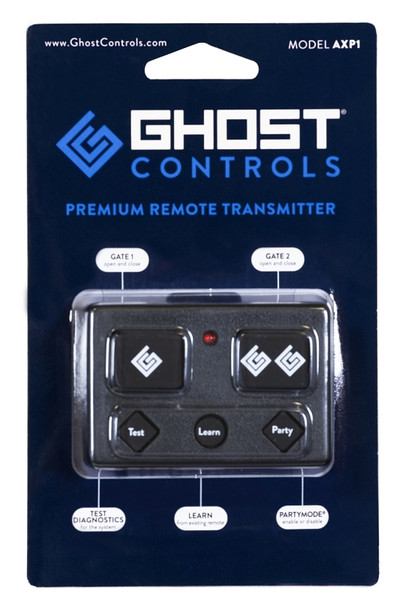Ghost Controls AXP1 Remote Control Transmitter, Lithium Battery, 100 ft [SKU: ORG5988563]
