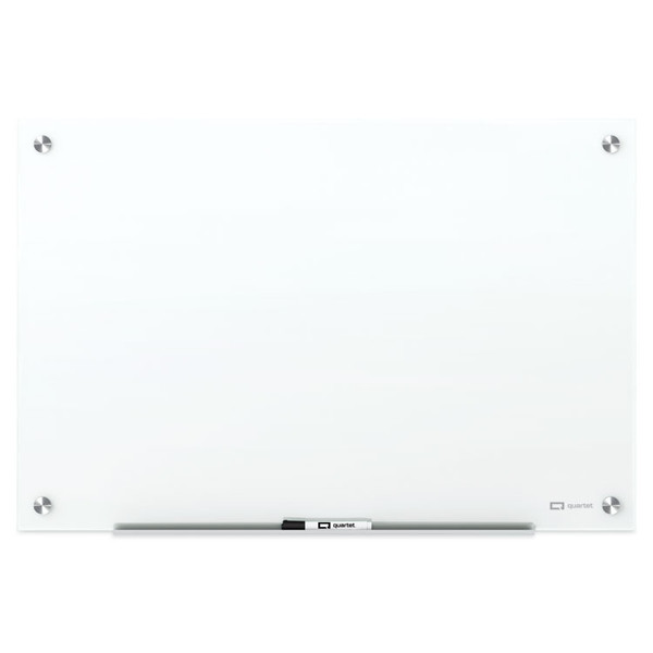 Brilliance Glass Dry-Erase Boards, 96 x 48, White Surface [SKU: QRTG29648W]