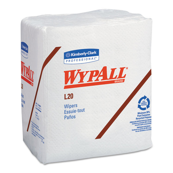 L20 Towels, 1/4 Fold, 4-Ply, 12.5 x 13, White, 68/Pack, 12/Carton [SKU: KCC47022]