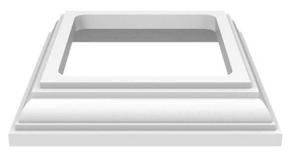 Xpanse Premier 73012503 Heritage Base Trim, Vinyl, White, For: Williamsburg, Traditional, Select, Premier Posts [SKU: ORG9020587]