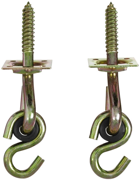 National Hardware V2038 N264-069 Swing Hook Kit, 0.32 in Opening, Steel, Yellow [SKU: ORG7172141]