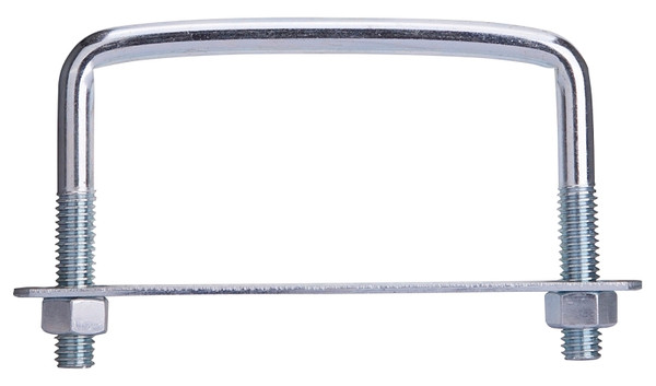 ProSource LR354 U-Bolt, 3/8 in Thread, 1-1/2 in L Thread, Steel, Zinc [SKU: ORG3681376]