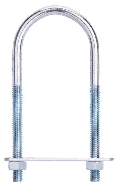 ProSource LR347 U-Bolt, 5/16 in Thread, 2-3/4 in L Thread, Steel, Zinc [SKU: ORG9340837]