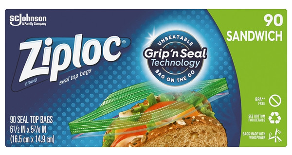 Ziploc 71147 Sandwich Bag [SKU: ORG6048482]
