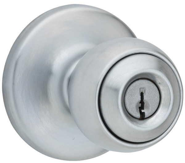 Kwikset 450P-26D Entry Lever, Keyed Key, Satin Chrome, 2-3/8 x 2-3/4 in Backset, 1-3/8 to 1-3/4 in Thick Door [SKU: ORG6975924]