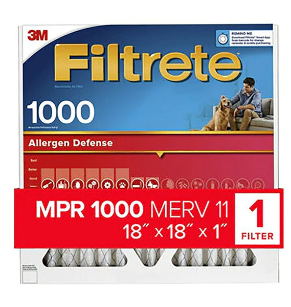 FILTER AIR ALRGN DFN 18X18X1IN [SKU: ORG4189049]