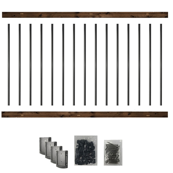 KIT WOODEN RAILING PRS TRT 6FT [SKU: ORG9443581]