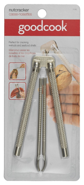 NUTCRACKR SILVER W/2PCKS 8.7IN [SKU: ORG7373525]