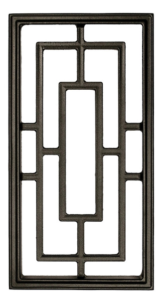 INSERT GATE RECT AL BLK 9X17IN [SKU: ORG9444167]