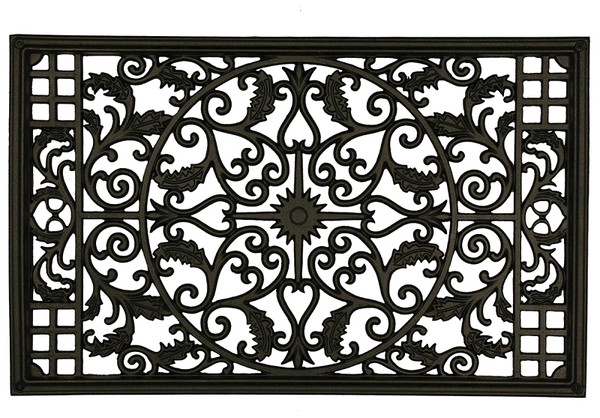 INSERT GATE RECT BLK 15X24IN [SKU: ORG9444183]