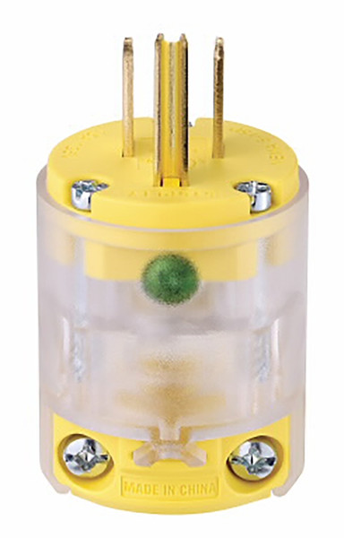 PLUG BLD STRT LED YEL 15A 125V [SKU: ORG8747719]